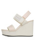 Calvin Klein Jeans Sandále Wedge Sandal Badge YW0YW01028 Biela - Pepit.sk