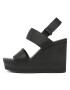 Calvin Klein Jeans Sandále Wedge Sandal Webbing YW0YW00959 Čierna - Pepit.sk