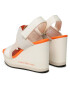 Calvin Klein Jeans Sandále Wedge Sandal Webbing YW0YW01073 Écru - Pepit.sk