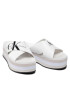 Calvin Klein Jeans Šľapky Faltform Sandal Crisscross YW0YW00562 Biela - Pepit.sk