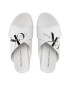 Calvin Klein Jeans Šľapky Faltform Sandal Crisscross YW0YW00562 Biela - Pepit.sk