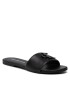 Calvin Klein Jeans Šľapky Flat Sandal Hw Lth YW0YW00543 Čierna - Pepit.sk