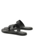 Calvin Klein Jeans Šľapky Flat Sandal Twostraps Em Pa-Pl YW0YW00141 Čierna - Pepit.sk