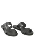 Calvin Klein Jeans Šľapky Flat Sandal Twostraps Em Pa-Pl YW0YW00141 Čierna - Pepit.sk