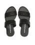 Calvin Klein Jeans Šľapky Flat Sandal Twostraps Em Pa-Pl YW0YW00141 Čierna - Pepit.sk