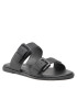 Calvin Klein Jeans Šľapky Flat Sandal Twostrips Rub YW0YW00537 Čierna - Pepit.sk