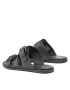 Calvin Klein Jeans Šľapky Flat Sandal Twostrips Rub YW0YW00537 Čierna - Pepit.sk