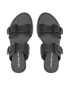 Calvin Klein Jeans Šľapky Flat Sandal Twostrips Rub YW0YW00537 Čierna - Pepit.sk