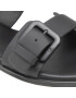 Calvin Klein Jeans Šľapky Flat Sandal Twostrips Rub YW0YW00537 Čierna - Pepit.sk