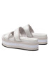 Calvin Klein Jeans Šľapky Flatform Sandal Twostraps YW0YW00561 Biela - Pepit.sk