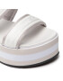 Calvin Klein Jeans Šľapky Flatform Sandal Twostraps YW0YW00561 Biela - Pepit.sk