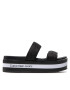 Calvin Klein Jeans Šľapky Flatform Sandal Twostraps YW0YW00561 Čierna - Pepit.sk