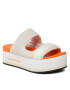 Calvin Klein Jeans Šľapky Flatform Sandal Webb YW0YW01074 Écru - Pepit.sk