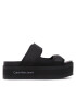 Calvin Klein Jeans Šľapky Flatporm Sandal Webb YW0YW01074 Čierna - Pepit.sk