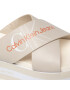 Calvin Klein Jeans Šľapky Platform Sandal Crisscross YW0YW00562 Béžová - Pepit.sk