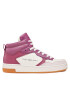 Calvin Klein Jeans Sneakersy Basket Cupsole Mid Lth Mono YW0YW00877 Fialová - Pepit.sk