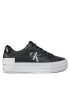 Calvin Klein Jeans Sneakersy Bold Vulc Flatf Low Lace Lth Ml YW0YW01294 Čierna - Pepit.sk