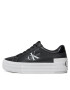 Calvin Klein Jeans Sneakersy Bold Vulc Flatf Low Lace Lth Ml YW0YW01294 Čierna - Pepit.sk