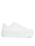 Calvin Klein Jeans Sneakersy Bold Vulc Flatf Low Laceup Wn YW0YW01229 Biela - Pepit.sk