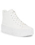 Calvin Klein Jeans Sneakersy Bold Vulc Flatf Mid Laceup Wn YW0YW01230 Biela - Pepit.sk