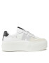 Calvin Klein Jeans Sneakersy Cupsole Flatform Mix Lth Wn YW0YW01227 Biela - Pepit.sk