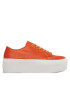 Calvin Klein Jeans Sneakersy Flatform + Cupsole Satin YW0YW00917 Oranžová - Pepit.sk