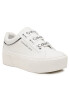 Calvin Klein Jeans Sneakersy Flatform+ Low Branded Laces YW0YW00868 Biela - Pepit.sk