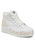 Calvin Klein Jeans Sneakersy Vulc Flatf Mid Wrap Around Logo YW0YW00865 Biela - Pepit.sk