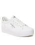 Calvin Klein Jeans Sneakersy Vulc Flatform Laceup Lth Refl Wn YW0YW01222 Biela - Pepit.sk