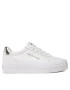 Calvin Klein Jeans Sneakersy Vulc Flatform Laceup Lth Refl Wn YW0YW01222 Biela - Pepit.sk