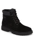 Calvin Klein Jeans Šnurovacia obuv Eva Mid Laceup Boot Suede YM0YM00802 Čierna - Pepit.sk