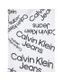 Calvin Klein Jeans Športové kraťasy Logo IB0IB01179 Biela Relaxed Fit - Pepit.sk