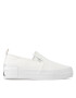 Calvin Klein Jeans Tenisky Vulcanized Flatform Bold Slipon YW0YW00703 Biela - Pepit.sk