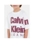 Calvin Klein Jeans Tričko Blown Up Logo IB0IB01881 Biela Regular Fit - Pepit.sk