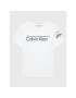 Calvin Klein Jeans Tričko Institutional Lined Logo IB0IB01321 Biela Regular Fit - Pepit.sk