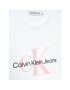 Calvin Klein Jeans Tričko Monogram Logo IU0IU00267 Biela Regular Fit - Pepit.sk