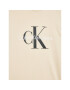 Calvin Klein Jeans Tričko Monogram Logo IU0IU00267 Écru Regular Fit - Pepit.sk