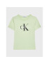 Calvin Klein Jeans Tričko Monogram Logo IU0IU00267 Zelená Regular Fit - Pepit.sk