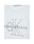 Calvin Klein Jeans Tričko Monogram Outline IG0IG01159 Biela Slim Fit - Pepit.sk