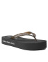 Calvin Klein Jeans Žabky Beach Sandal Flatform Logo YW0YW01092 Čierna - Pepit.sk