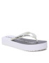 Calvin Klein Jeans Žabky Beach Sandal Flatform YW0YW00716 Biela - Pepit.sk