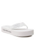 Calvin Klein Jeans Žabky Flatform Flipflop YW0YW00993 Biela - Pepit.sk