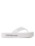 Calvin Klein Jeans Žabky Flatform Flipflop YW0YW00993 Biela - Pepit.sk