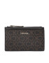 Calvin Klein Puzdro na kreditné karty Ck Must Cardholder Lg Mono K60K610489 Hnedá - Pepit.sk