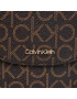 Calvin Klein Puzdro na telefón Ck Must Phone Pouch Xbody Mono K60K608576 Hnedá - Pepit.sk