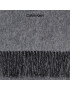 Calvin Klein Šál Fringes Two Tones Scarf 40X200 K60K611111 Čierna - Pepit.sk