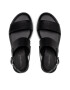 Calvin Klein Sandále Almond Flat Sandal Perf HW0HW00682 Čierna - Pepit.sk