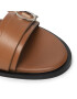 Calvin Klein Sandále Almond Flat Sandal W/Hdw HW0HW00680 Hnedá - Pepit.sk