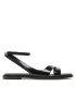 Calvin Klein Sandále Almond Sandal HW0HW01463 Čierna - Pepit.sk