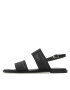 Calvin Klein Sandále Squared Flat Sandal He HW0HW01496 Čierna - Pepit.sk